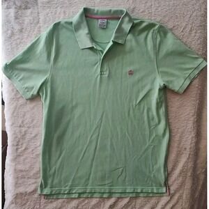 Brooks Brothers Performance Knit Polo Shirt Mens Size XXL Green Slim Short Sl